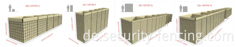 Hochwertige Verteidigungsbarrier Barrier Defensiv Barrieren zum Verkauf